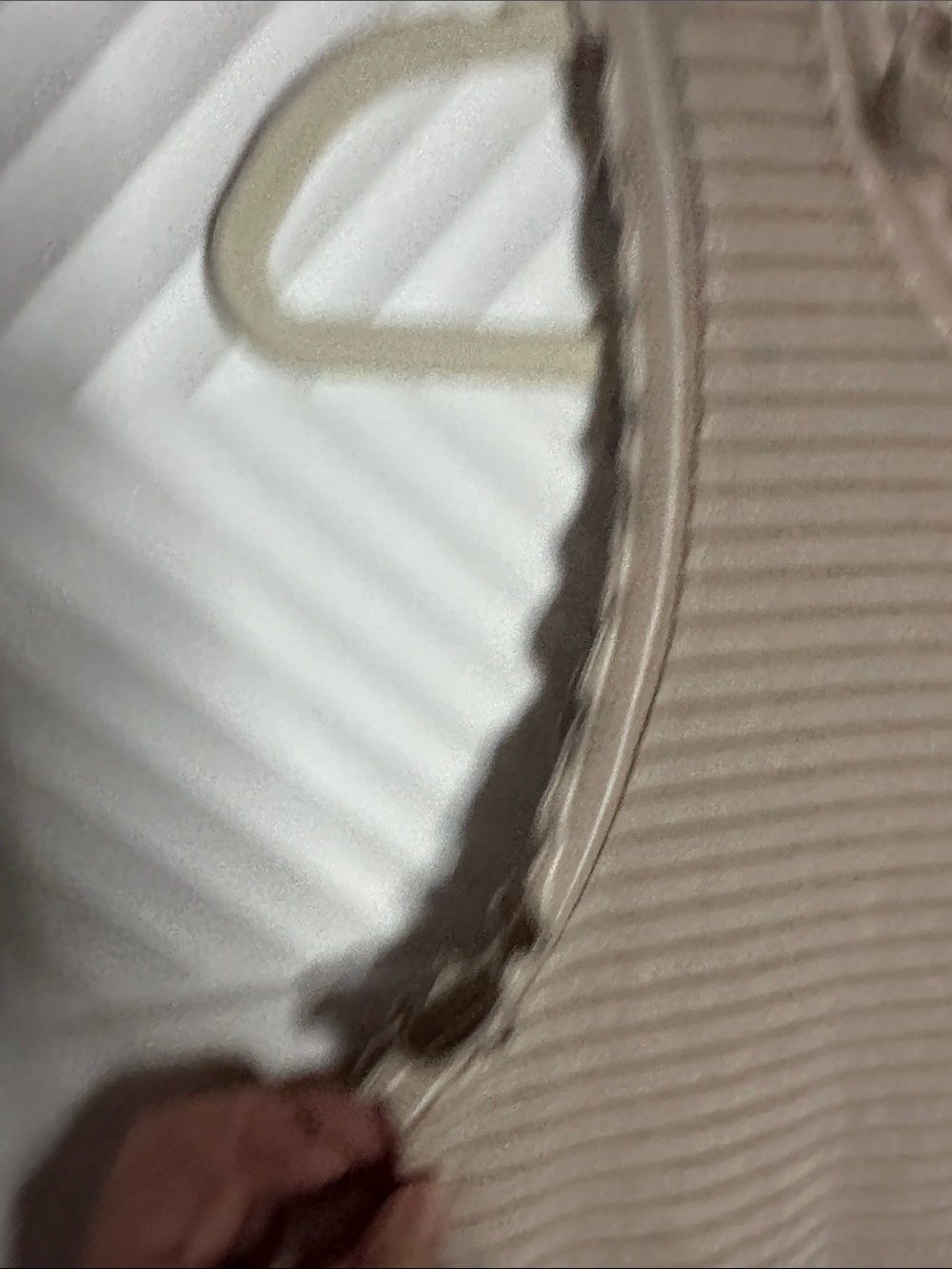 Hem & Thread Taupe-Striped Ruffle Edge Tank - Picture 5 of 8